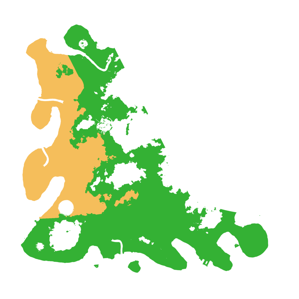 Biome Rust Map: Procedural Map, Size: 3500, Seed: 309710