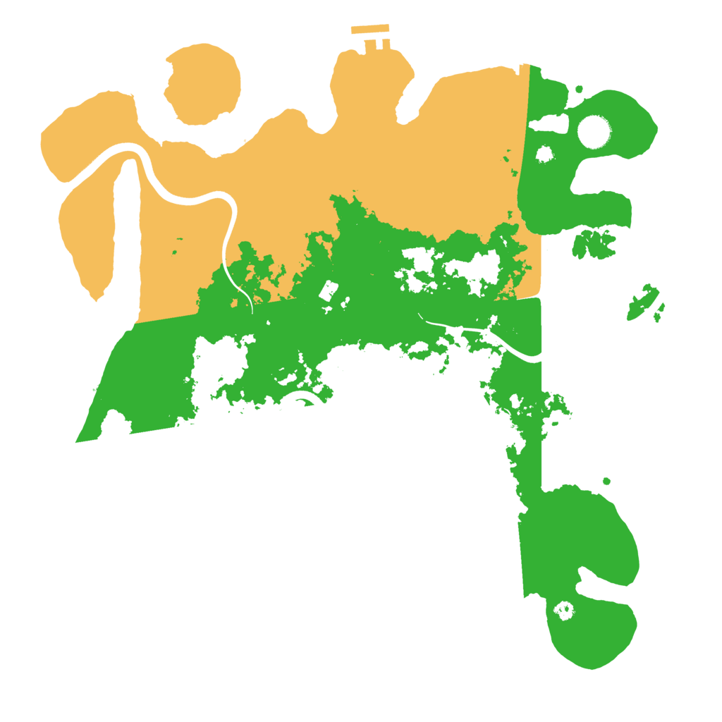 Biome Rust Map: Procedural Map, Size: 3850, Seed: 2018771525