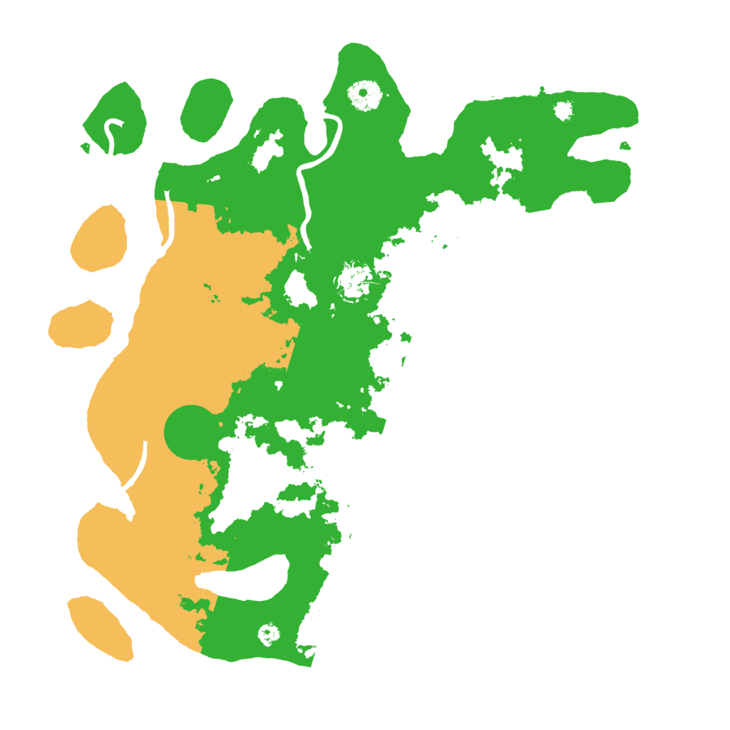 Biome Rust Map: Procedural Map, Size: 3505, Seed: 52908