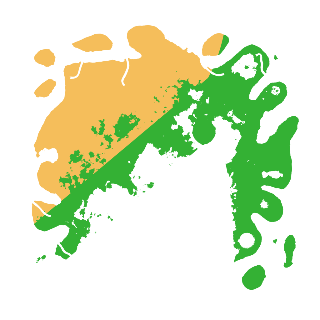 Biome Rust Map: Procedural Map, Size: 3700, Seed: 32636