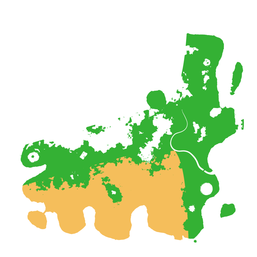 Biome Rust Map: Procedural Map, Size: 3700, Seed: 673537767