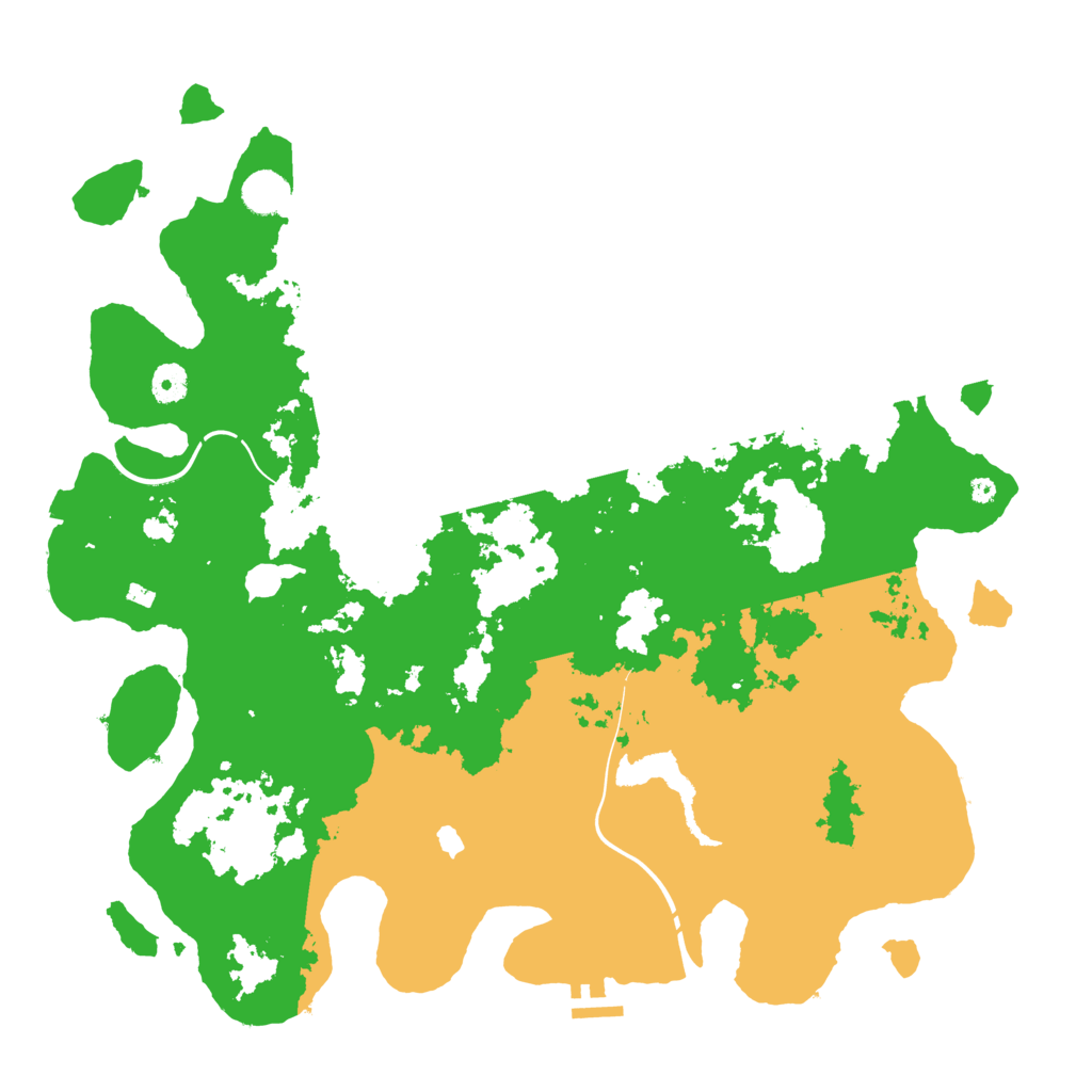 Biome Rust Map: Procedural Map, Size: 4277, Seed: 1