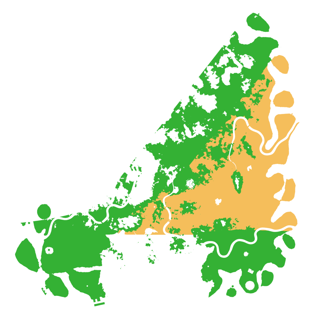Biome Rust Map: Procedural Map, Size: 6000, Seed: 908123
