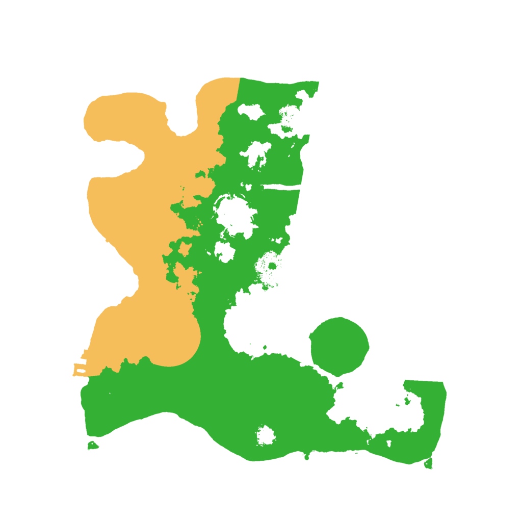 Biome Rust Map: Procedural Map, Size: 2500, Seed: 8000