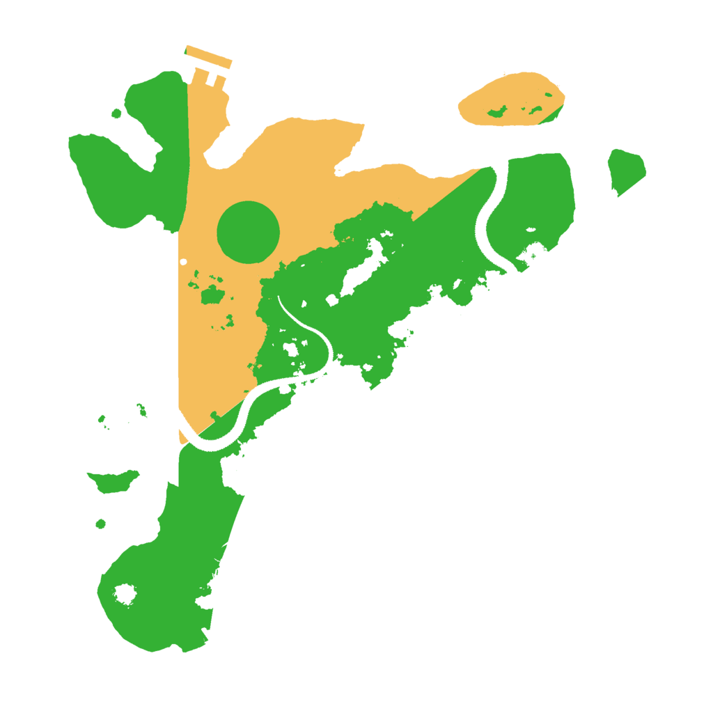 Biome Rust Map: Procedural Map, Size: 3000, Seed: 403199610