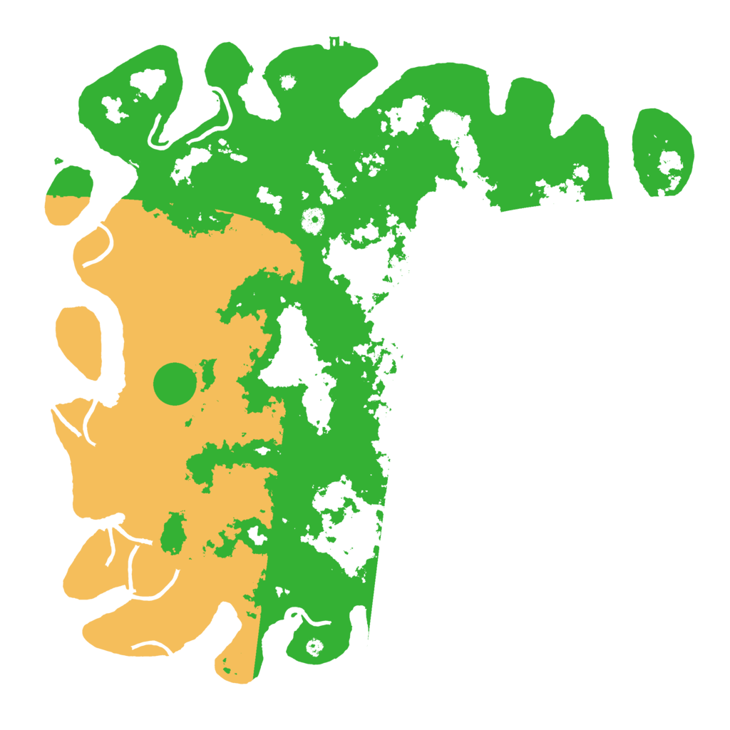 Biome Rust Map: Procedural Map, Size: 4500, Seed: 13864