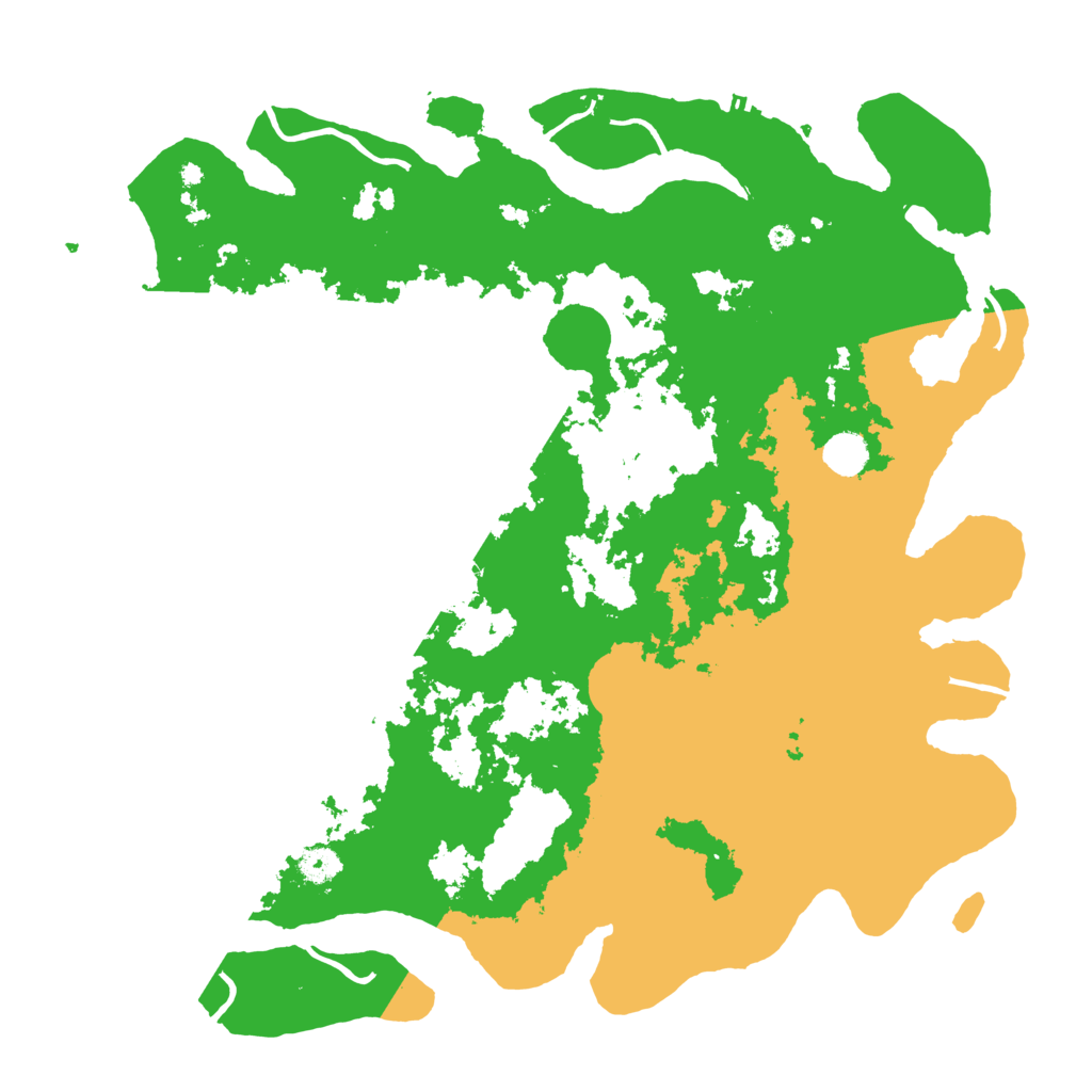 Biome Rust Map: Procedural Map, Size: 4500, Seed: 1877777