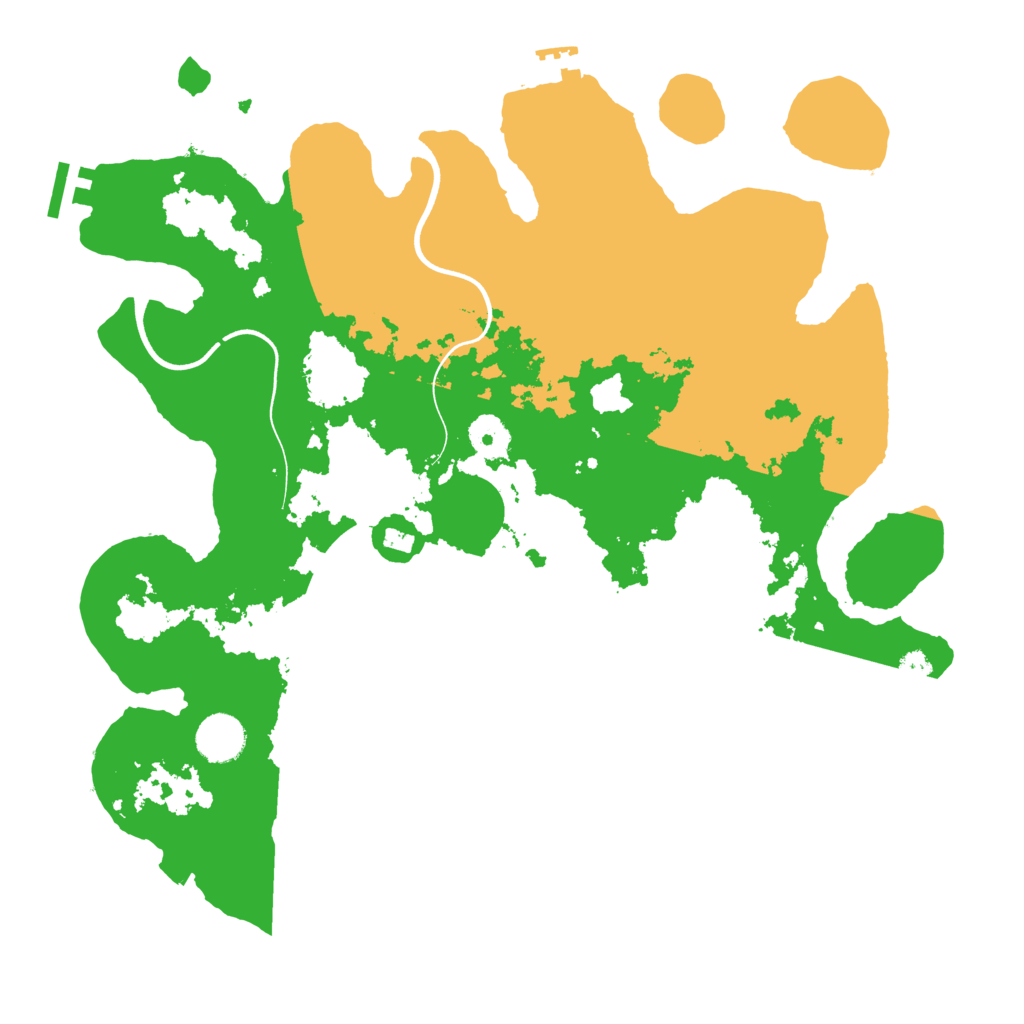 Biome Rust Map: Procedural Map, Size: 3700, Seed: 3831914