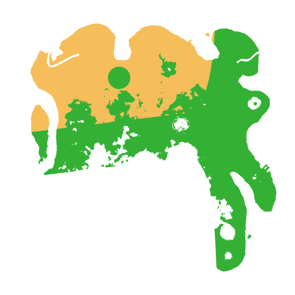 Biome Rust Map: Procedural Map, Size: 3500, Seed: 75365