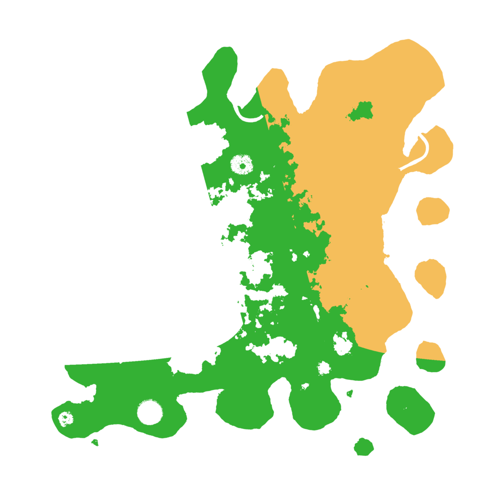 Biome Rust Map: Procedural Map, Size: 3500, Seed: 2362634