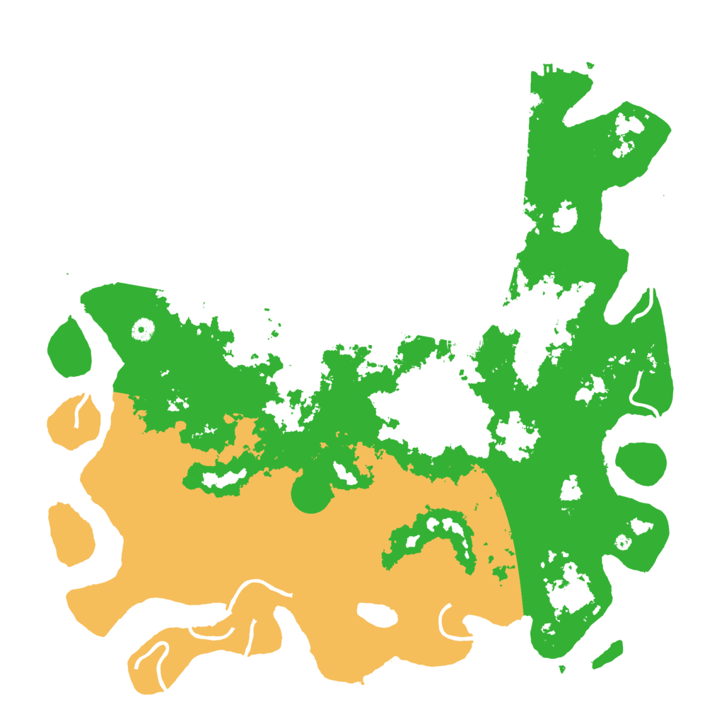 Biome Rust Map: Procedural Map, Size: 4800, Seed: 6134582