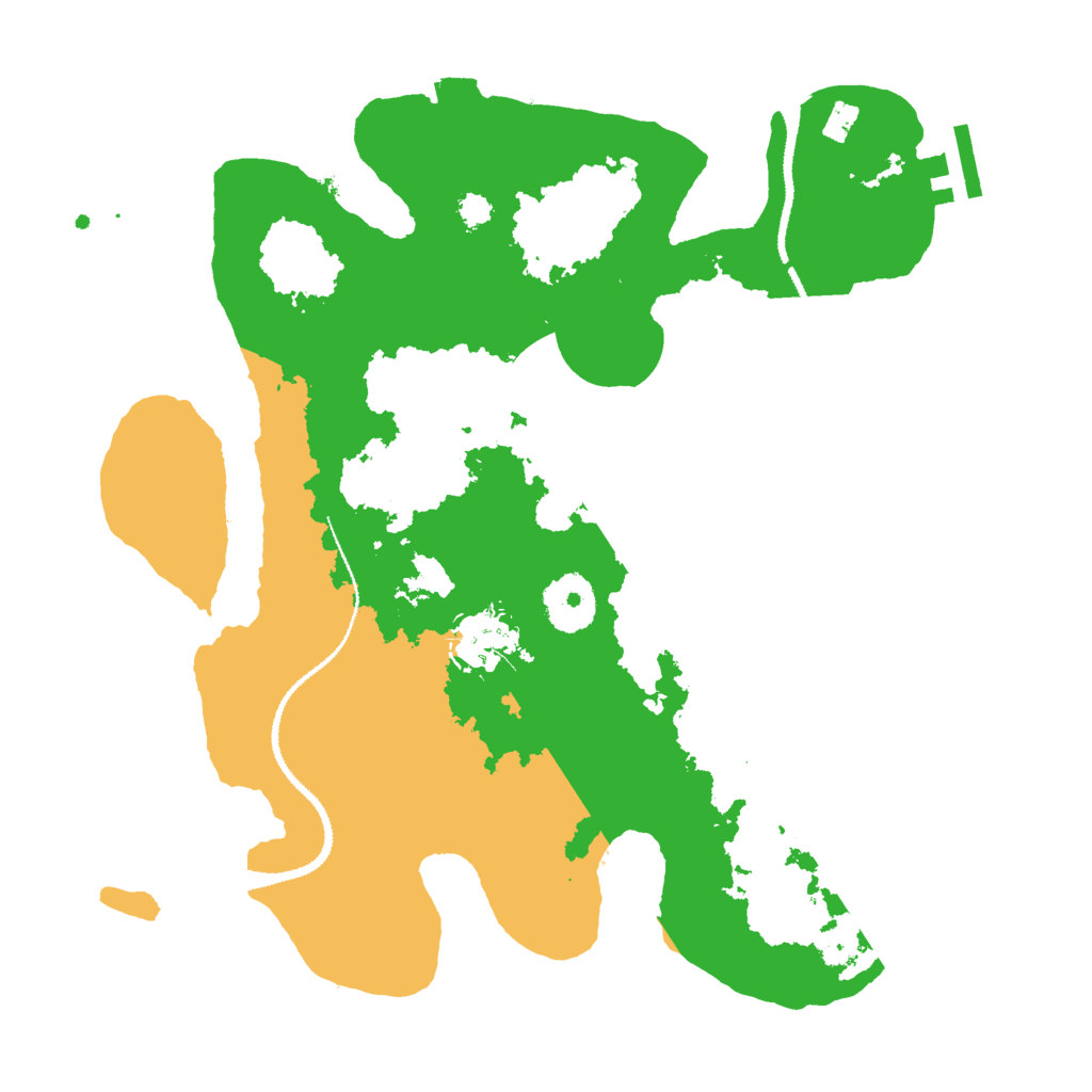 Biome Rust Map: Procedural Map, Size: 3000, Seed: 1760649026