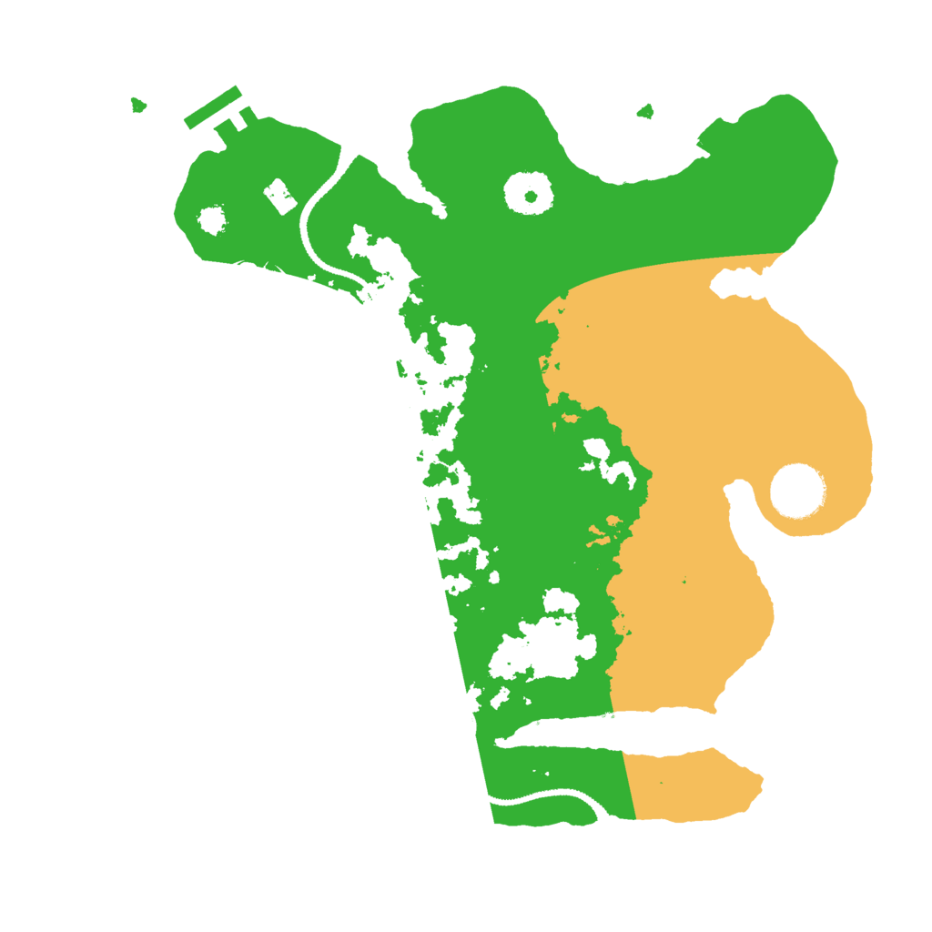 Biome Rust Map: Procedural Map, Size: 3000, Seed: 5209541