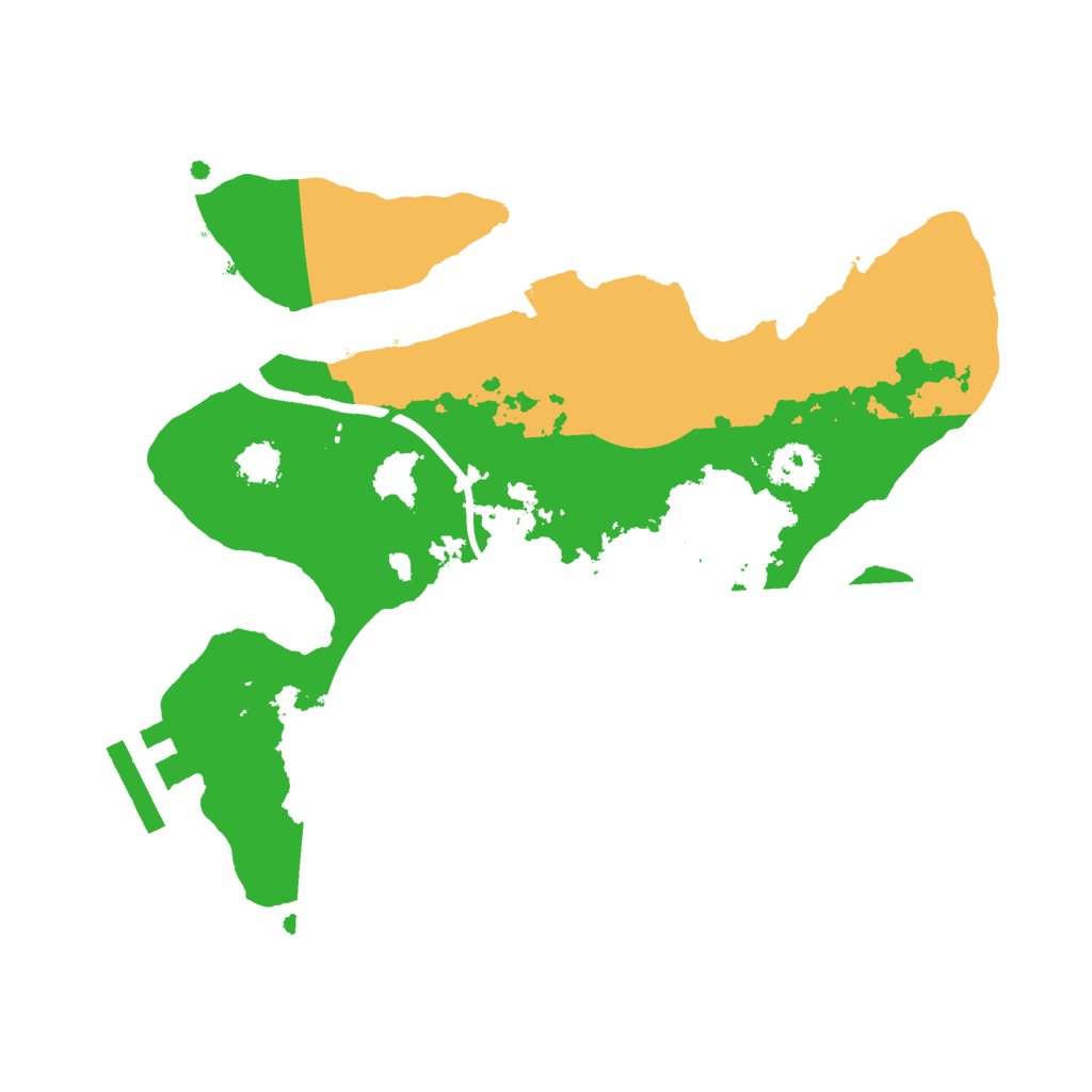 Biome Rust Map: Procedural Map, Size: 2300, Seed: 355