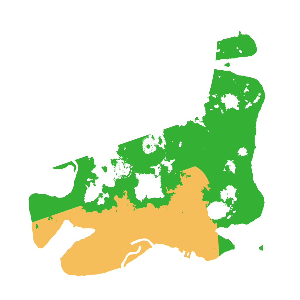 Biome Rust Map: Procedural Map, Size: 3000, Seed: 124122