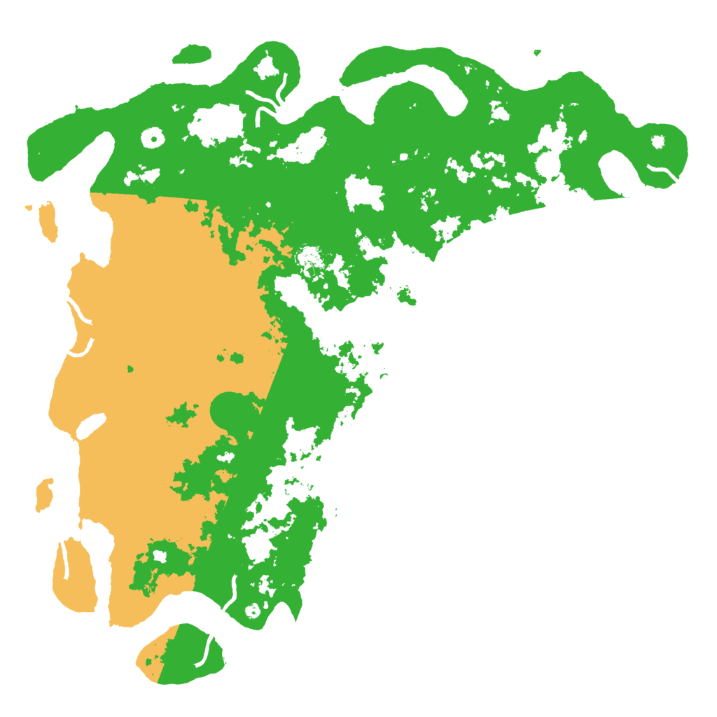 Biome Rust Map: Procedural Map, Size: 5000, Seed: 377109