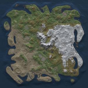 Thumbnail Rust Map: Procedural Map, Size: 5000, Seed: 513435290, 20 Monuments