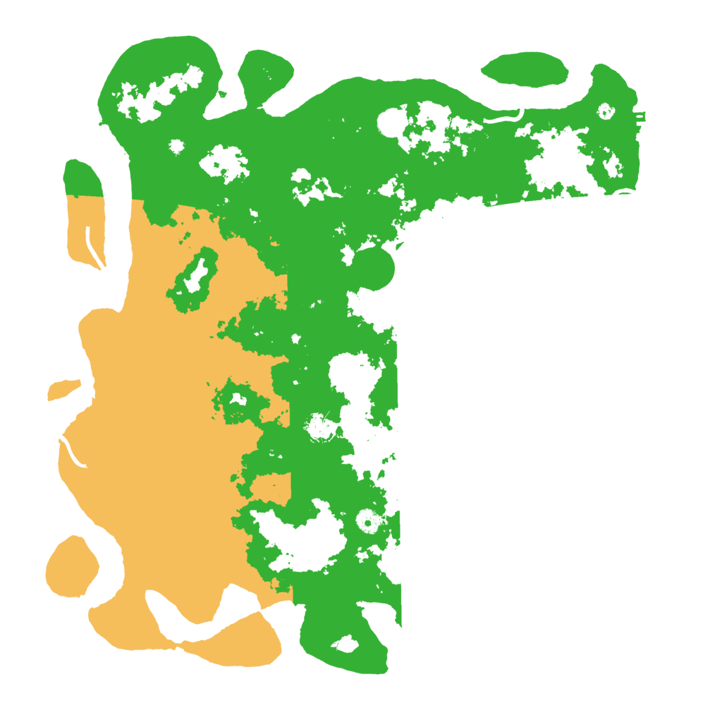 Biome Rust Map: Procedural Map, Size: 4500, Seed: 863240520