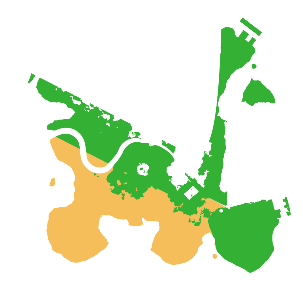 Biome Rust Map: Procedural Map, Size: 2500, Seed: 4239