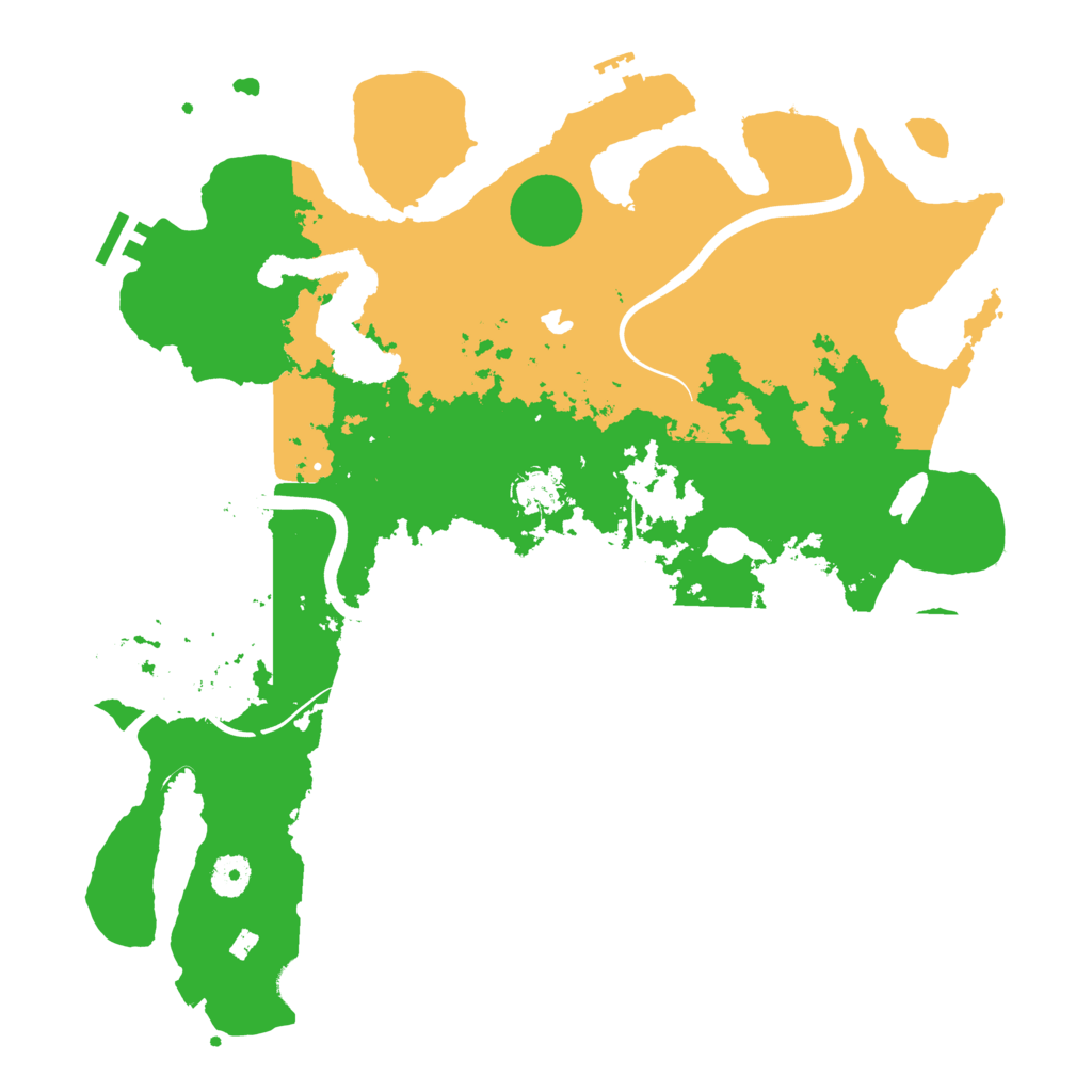Biome Rust Map: Procedural Map, Size: 4000, Seed: 9473