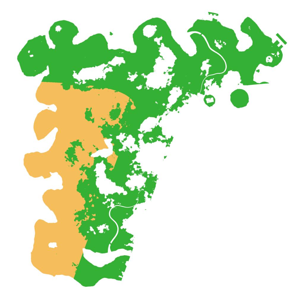 Biome Rust Map: Procedural Map, Size: 4476, Seed: 2132009731