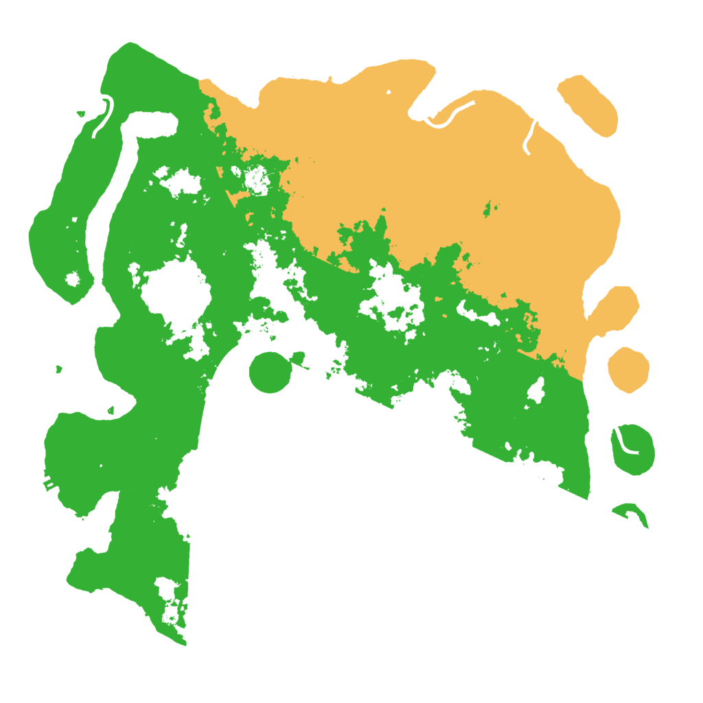 Biome Rust Map: Procedural Map, Size: 4500, Seed: 561735057