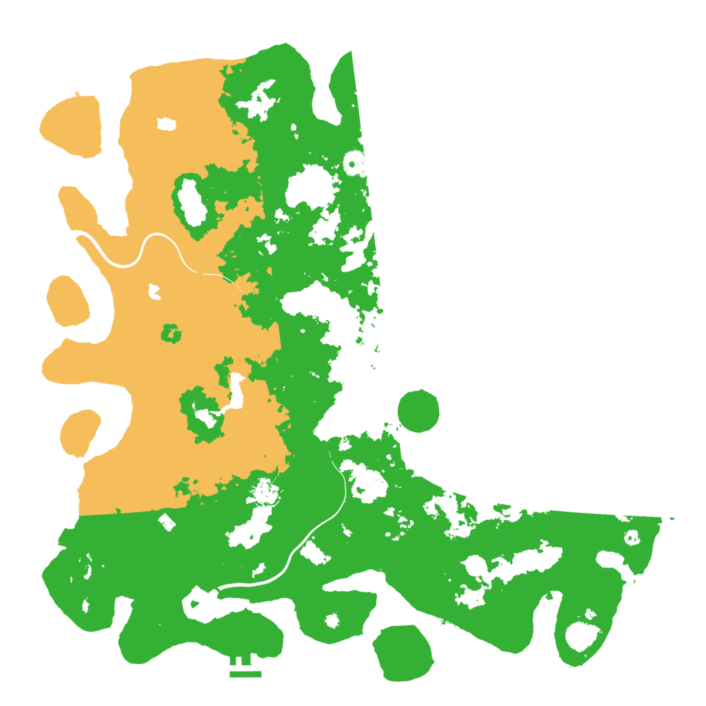 Biome Rust Map: Procedural Map, Size: 4500, Seed: 613611439