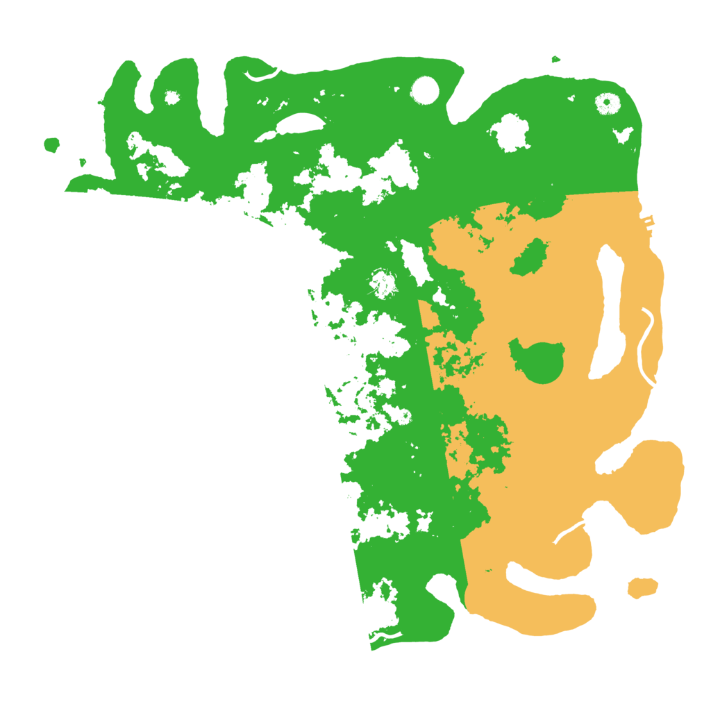 Biome Rust Map: Procedural Map, Size: 4500, Seed: 341567