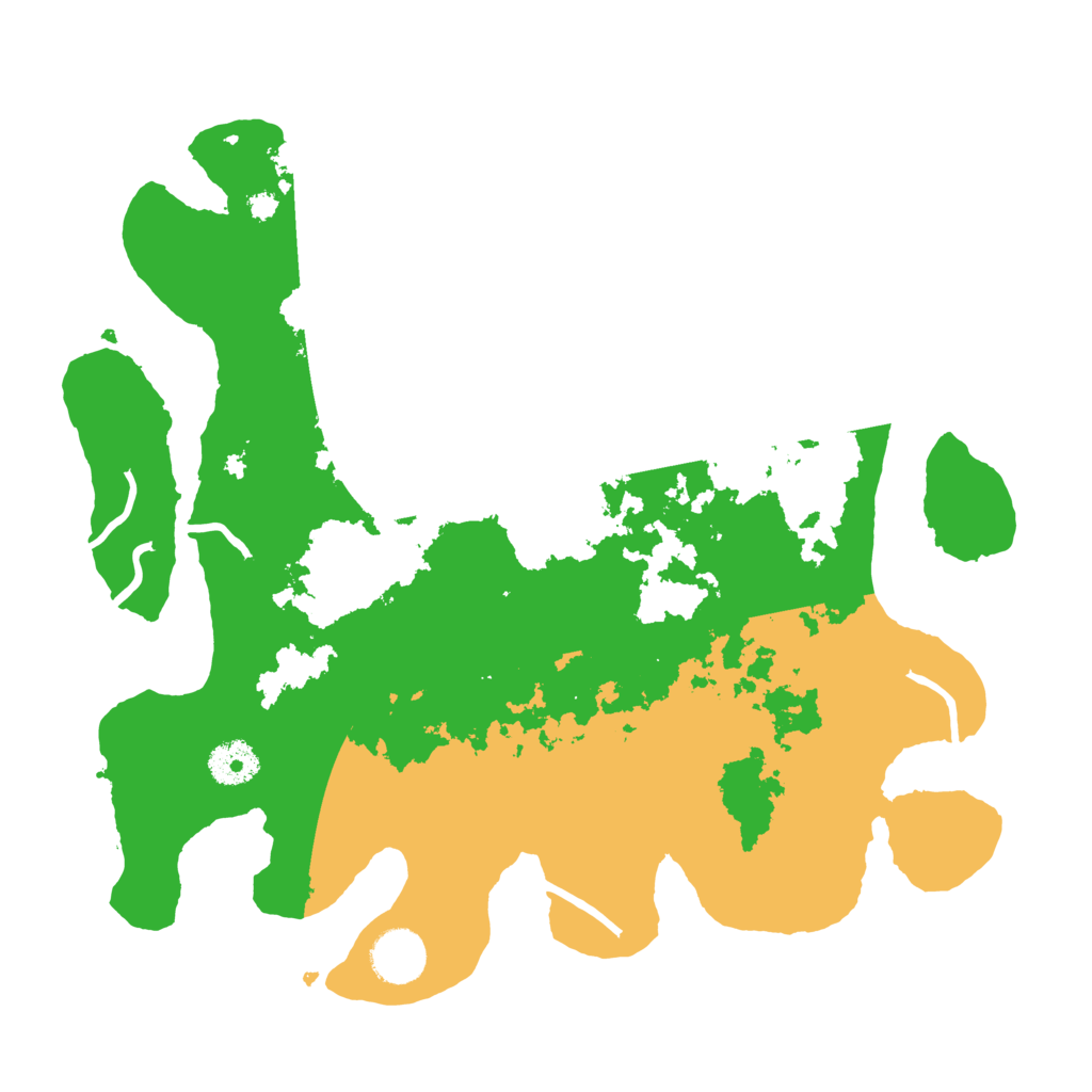 Biome Rust Map: Procedural Map, Size: 3500, Seed: 400