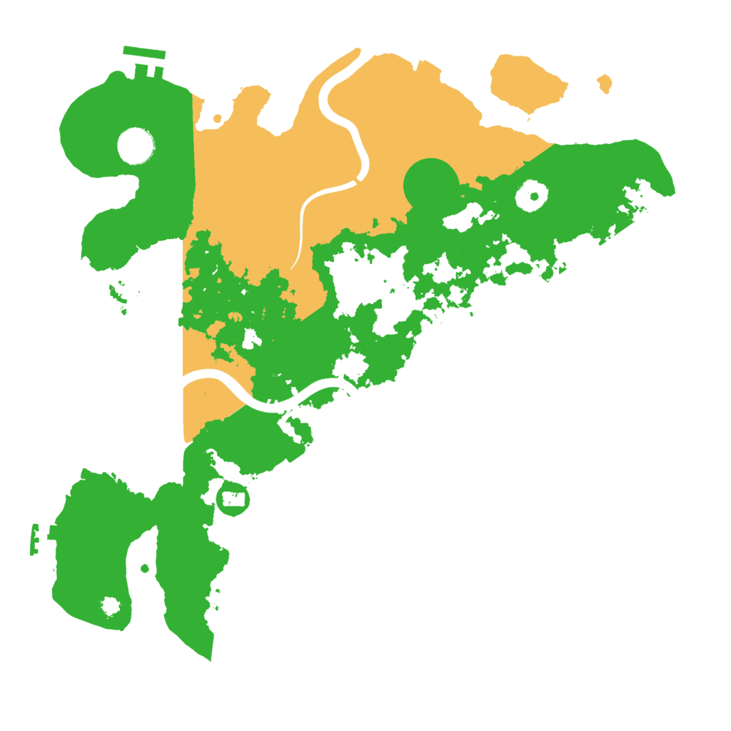 Biome Rust Map: Procedural Map, Size: 3500, Seed: 1834306063