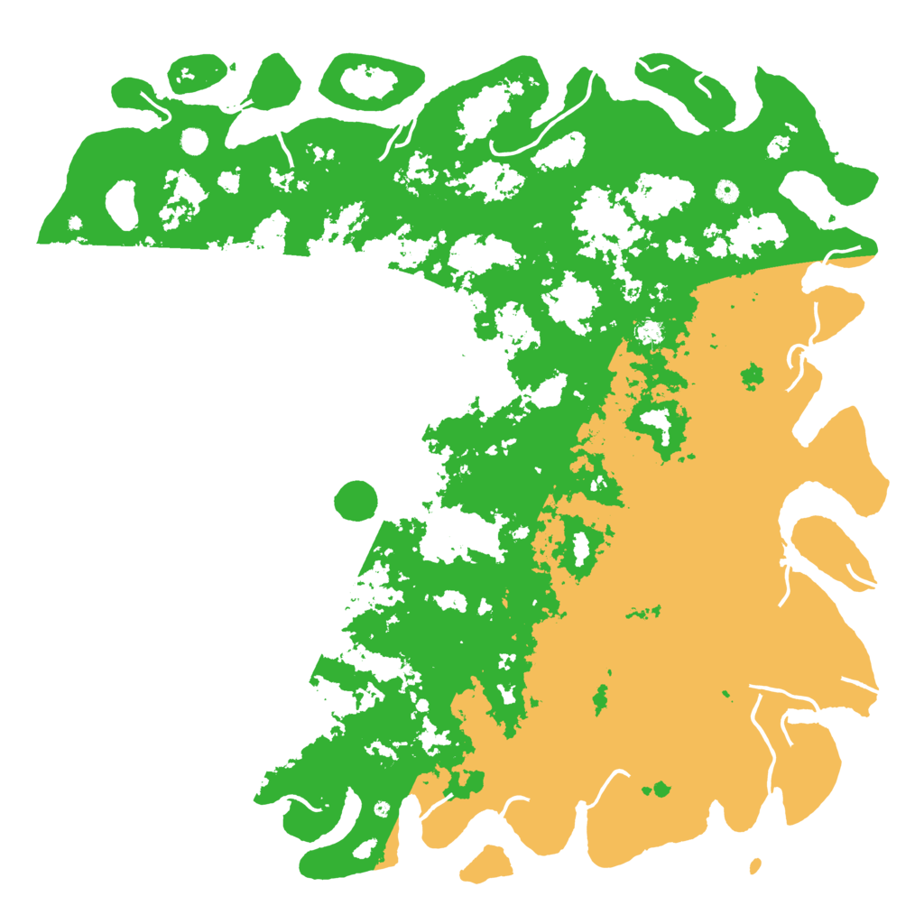 Biome Rust Map: Procedural Map, Size: 6000, Seed: 1361216361