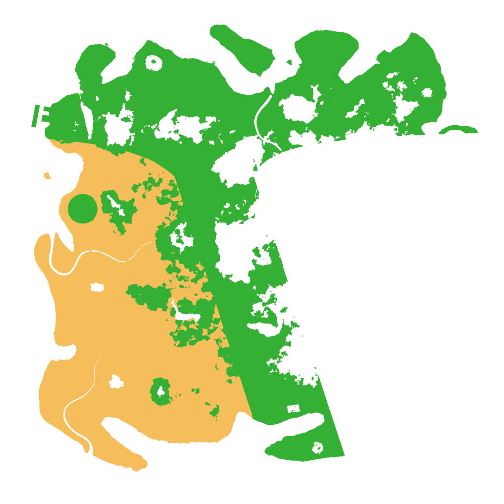 Biome Rust Map: Procedural Map, Size: 4500, Seed: 2077837