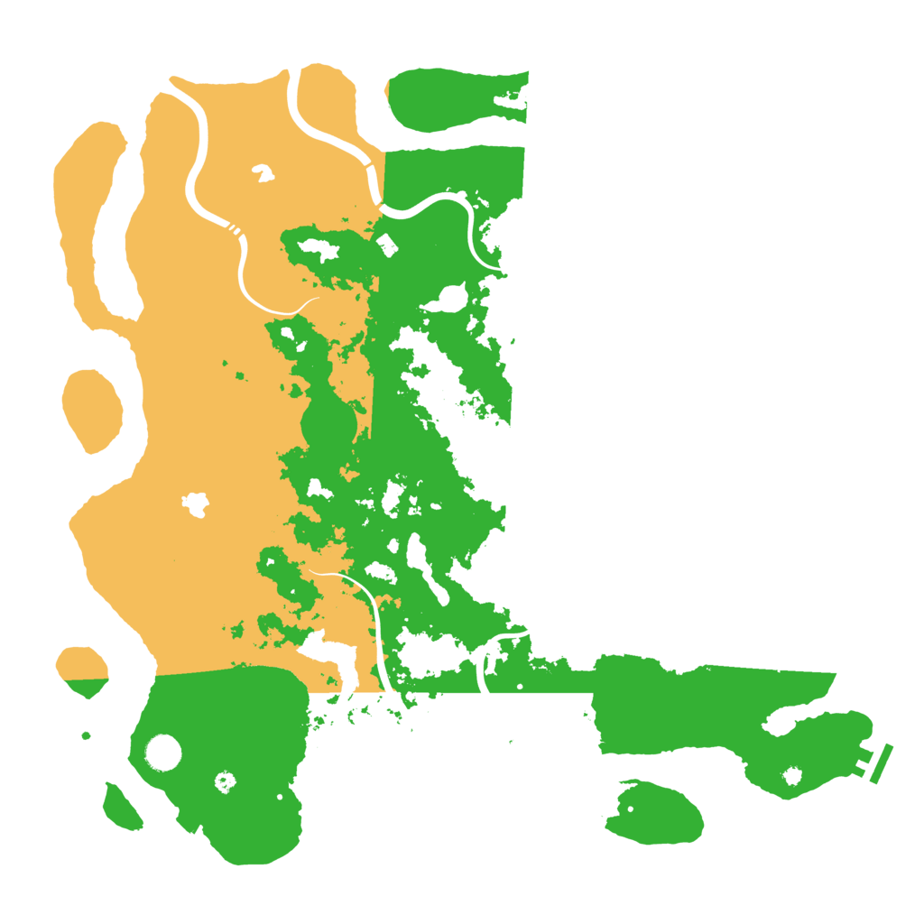 Biome Rust Map: Procedural Map, Size: 4500, Seed: 232751
