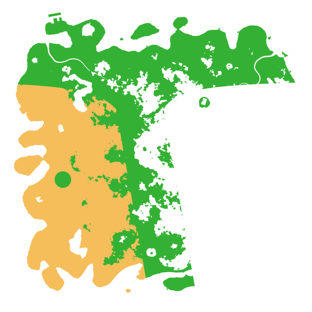 Biome Rust Map: Procedural Map, Size: 5000, Seed: 680166761