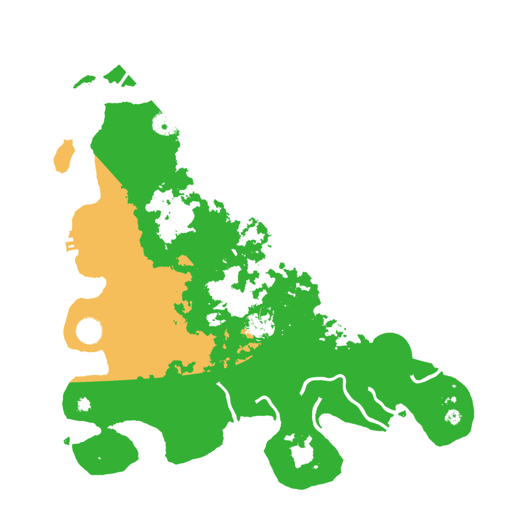 Biome Rust Map: Procedural Map, Size: 3500, Seed: 3293592