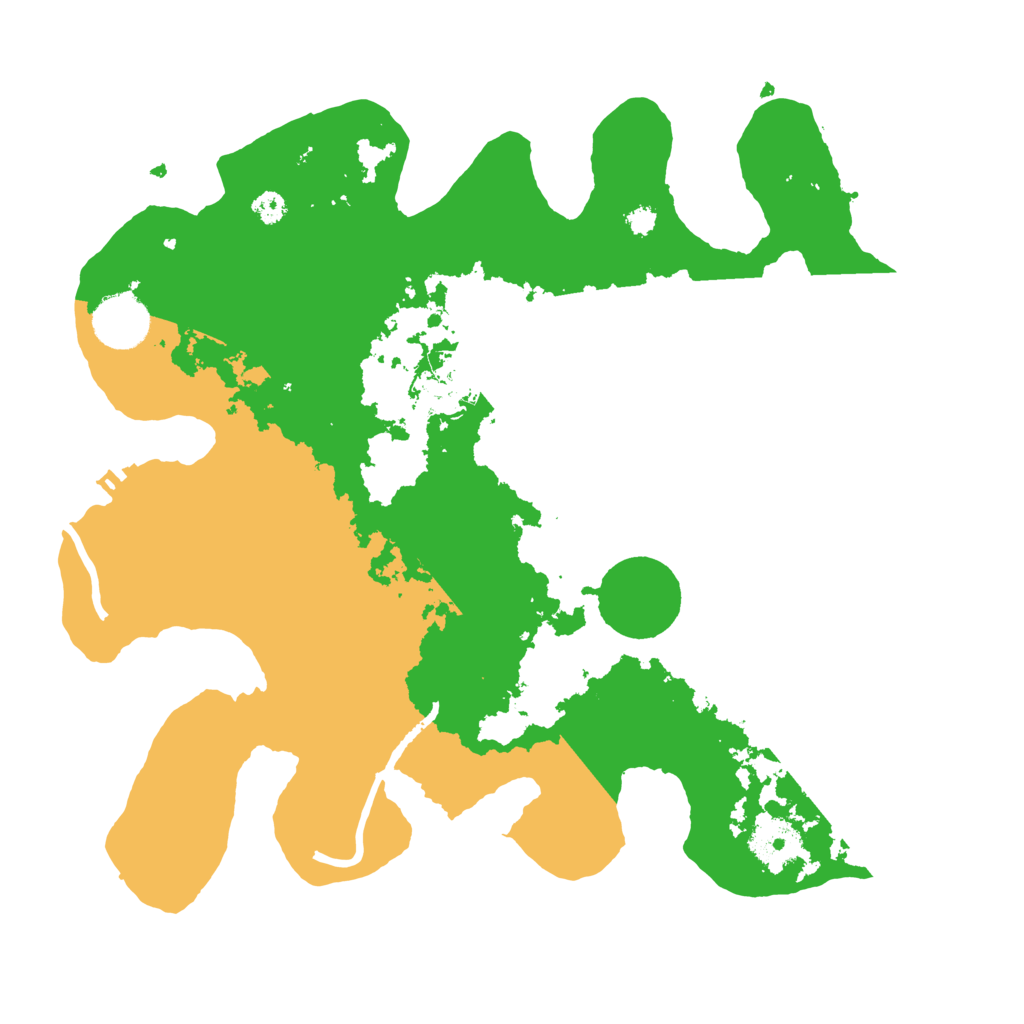 Biome Rust Map: Procedural Map, Size: 3300, Seed: 23613