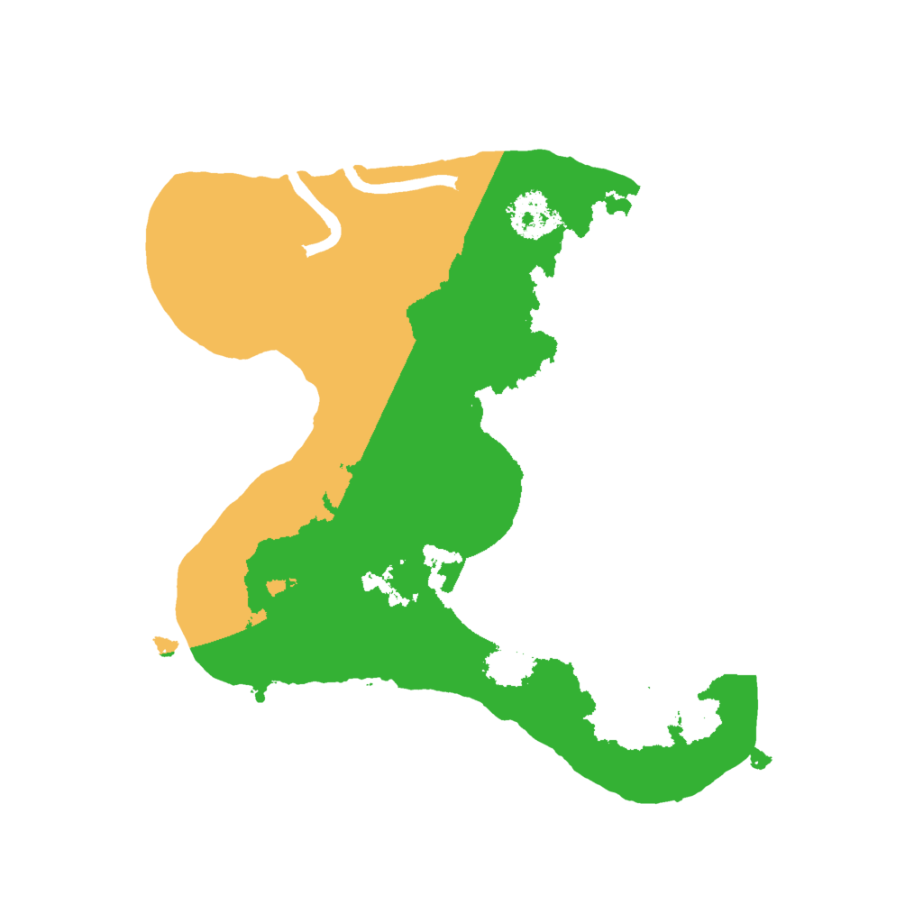 Biome Rust Map: Procedural Map, Size: 2000, Seed: 853634