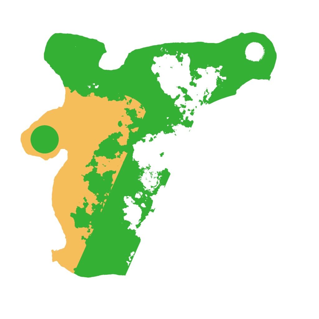 Biome Rust Map: Barren, Size: 3000, Seed: 16795133