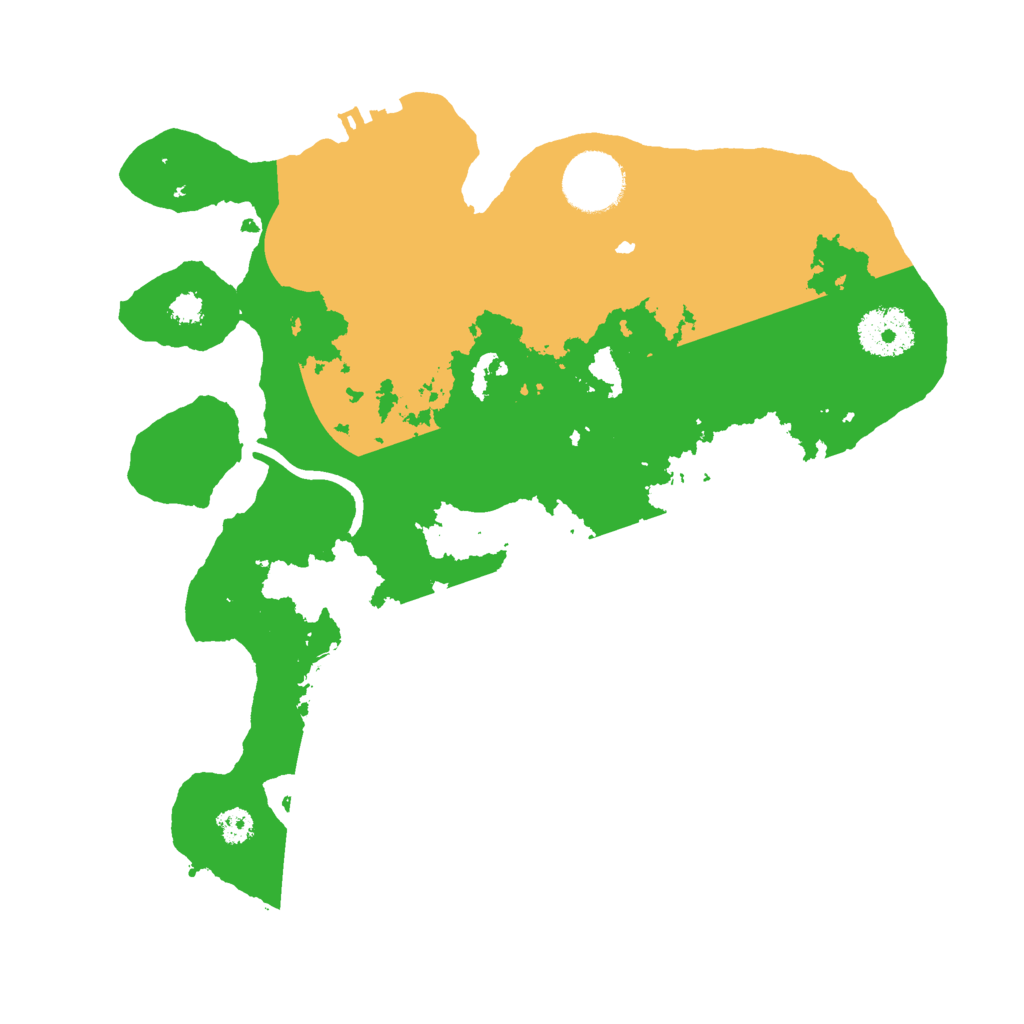 Biome Rust Map: Procedural Map, Size: 2950, Seed: 234344565