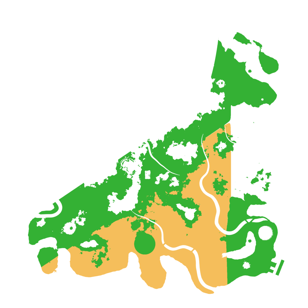 Biome Rust Map: Procedural Map, Size: 3850, Seed: 637453393