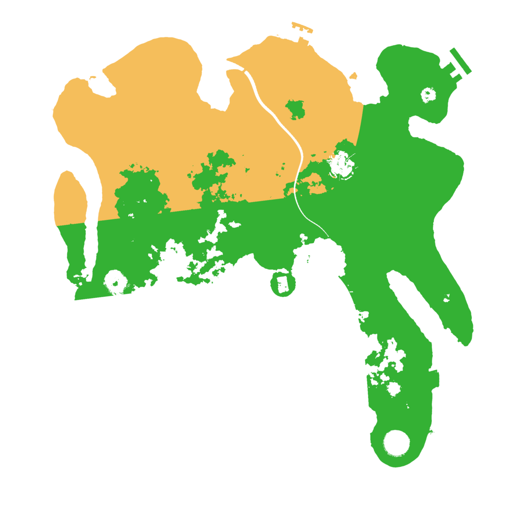 Biome Rust Map: Procedural Map, Size: 3420, Seed: 75365