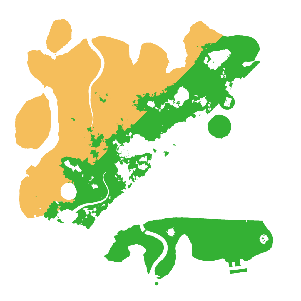 Biome Rust Map: Procedural Map, Size: 3500, Seed: 526763360