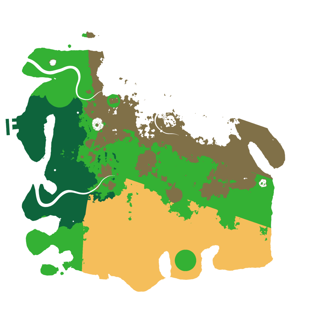 Biome Rust Map: Procedural Map, Size: 3850, Seed: 654275714