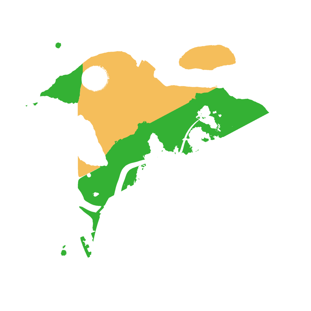 Biome Rust Map: Procedural Map, Size: 2200, Seed: 1537604600