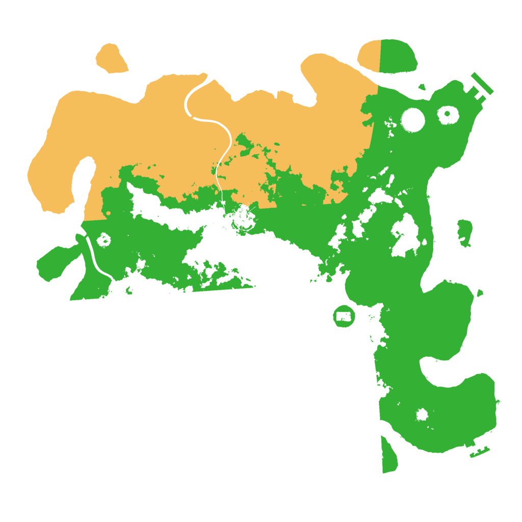 Biome Rust Map: Procedural Map, Size: 3850, Seed: 521513003