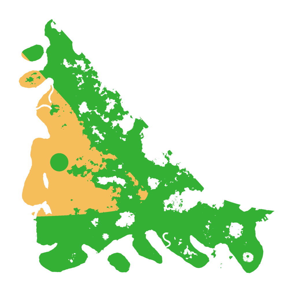Biome Rust Map: Procedural Map, Size: 4300, Seed: 5000