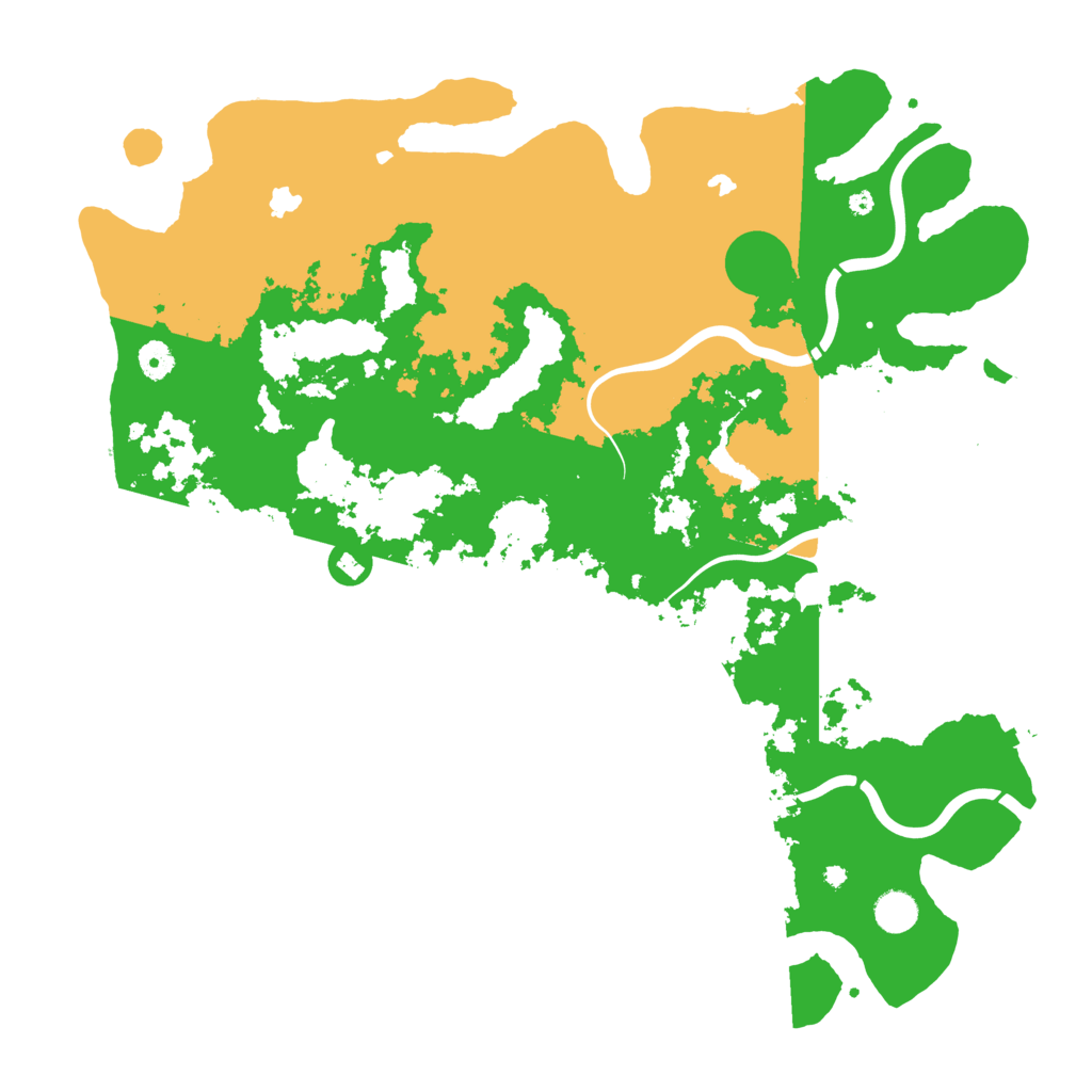 Biome Rust Map: Procedural Map, Size: 4500, Seed: 626328547