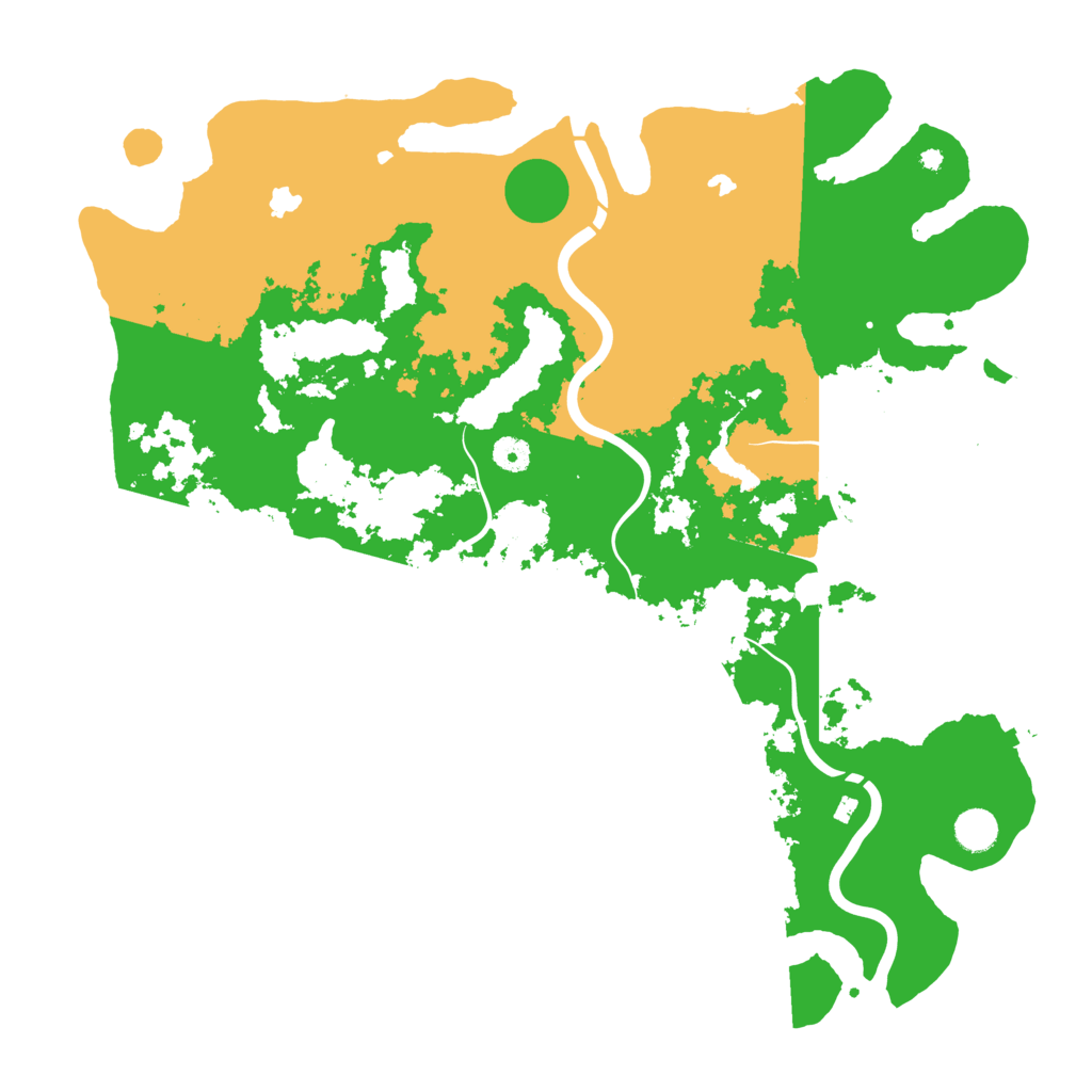 Biome Rust Map: Procedural Map, Size: 4500, Seed: 626328547