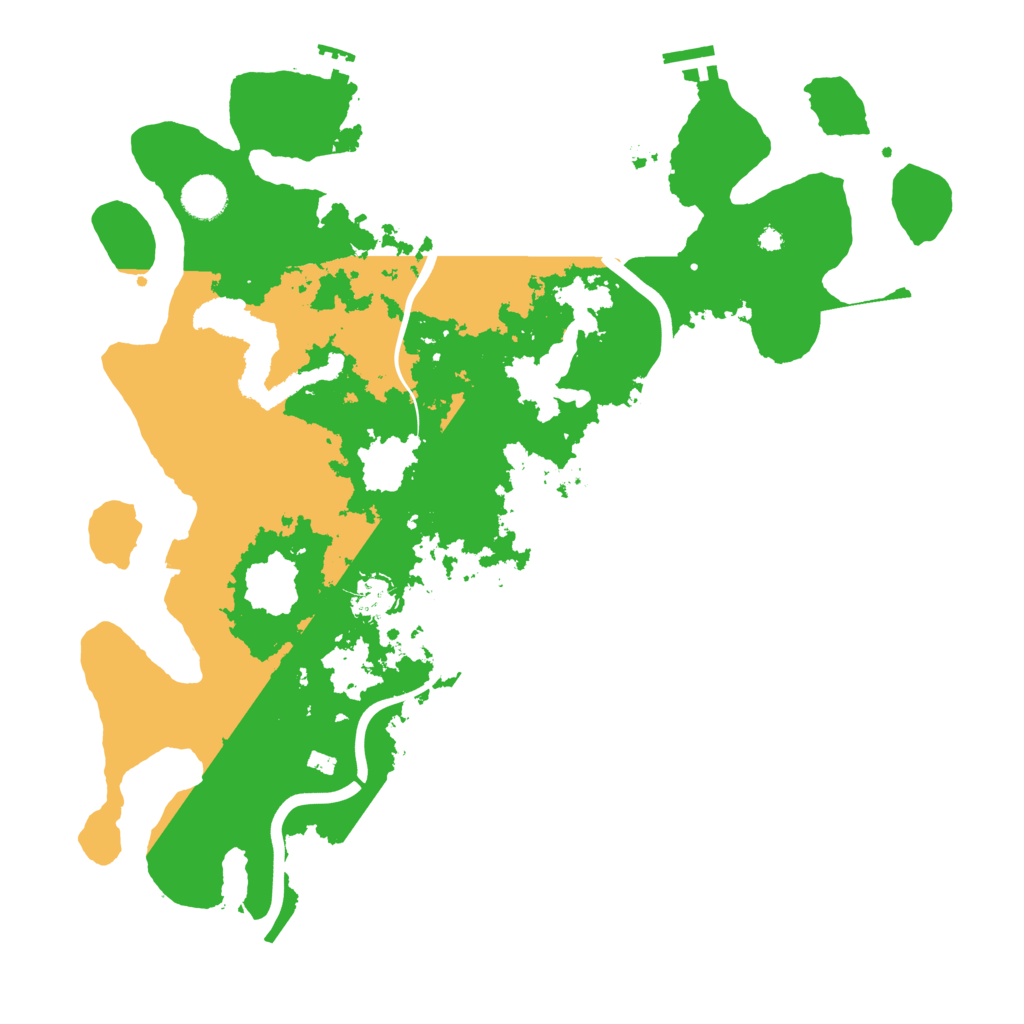 Biome Rust Map: Procedural Map, Size: 4000, Seed: 516842678