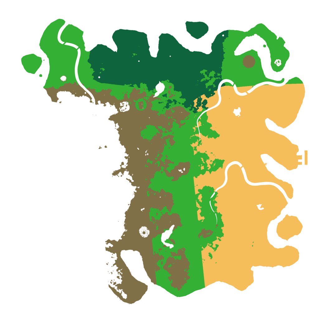 Biome Rust Map: Procedural Map, Size: 4500, Seed: 1980651766